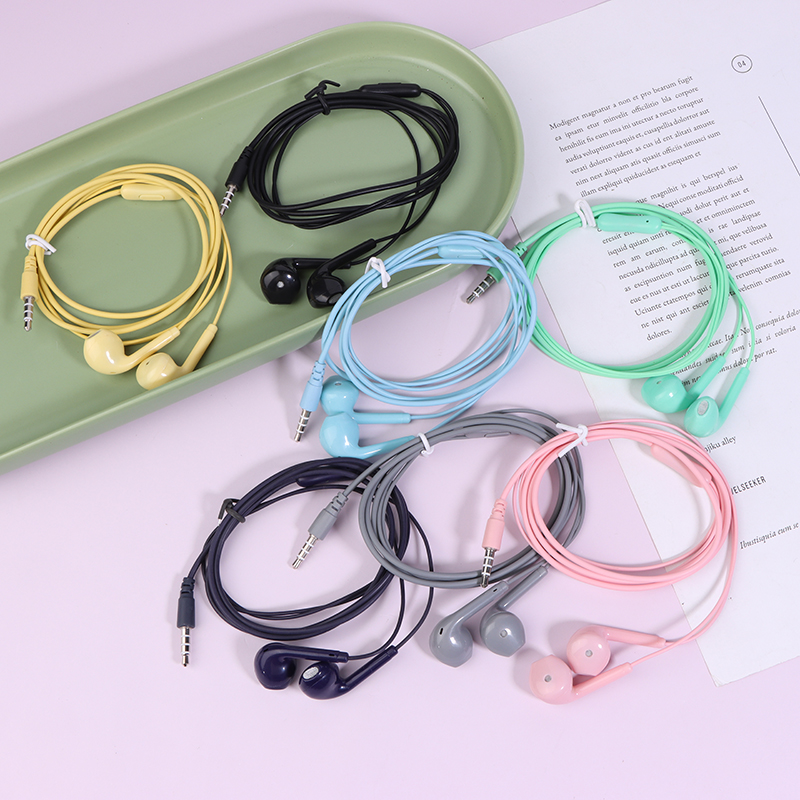 Noise Cancelling Headphone - U19 Smooth Surface Wired Earphones Super