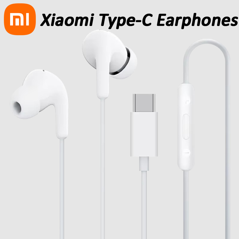 Wired Earphone Mic - 2025 New Original Xiaomi Type-C Earphones