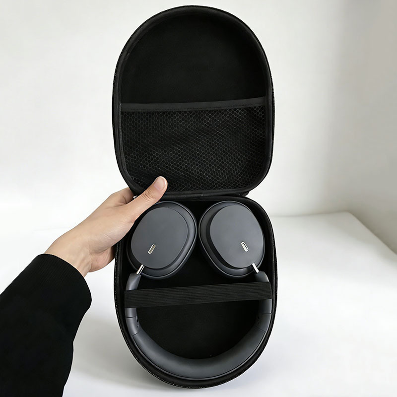 Headphone Case Hard - Headphone Storage Case 1Pc Black EVA