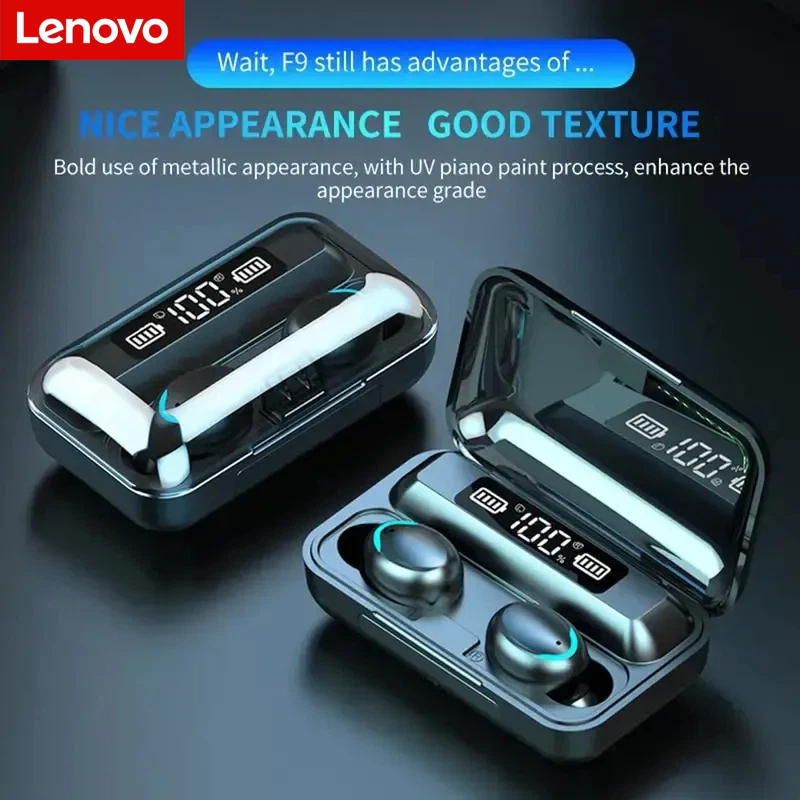 Lenovo F9 Bluetooth Wireless H - Earbuds Charging Case recension och pris