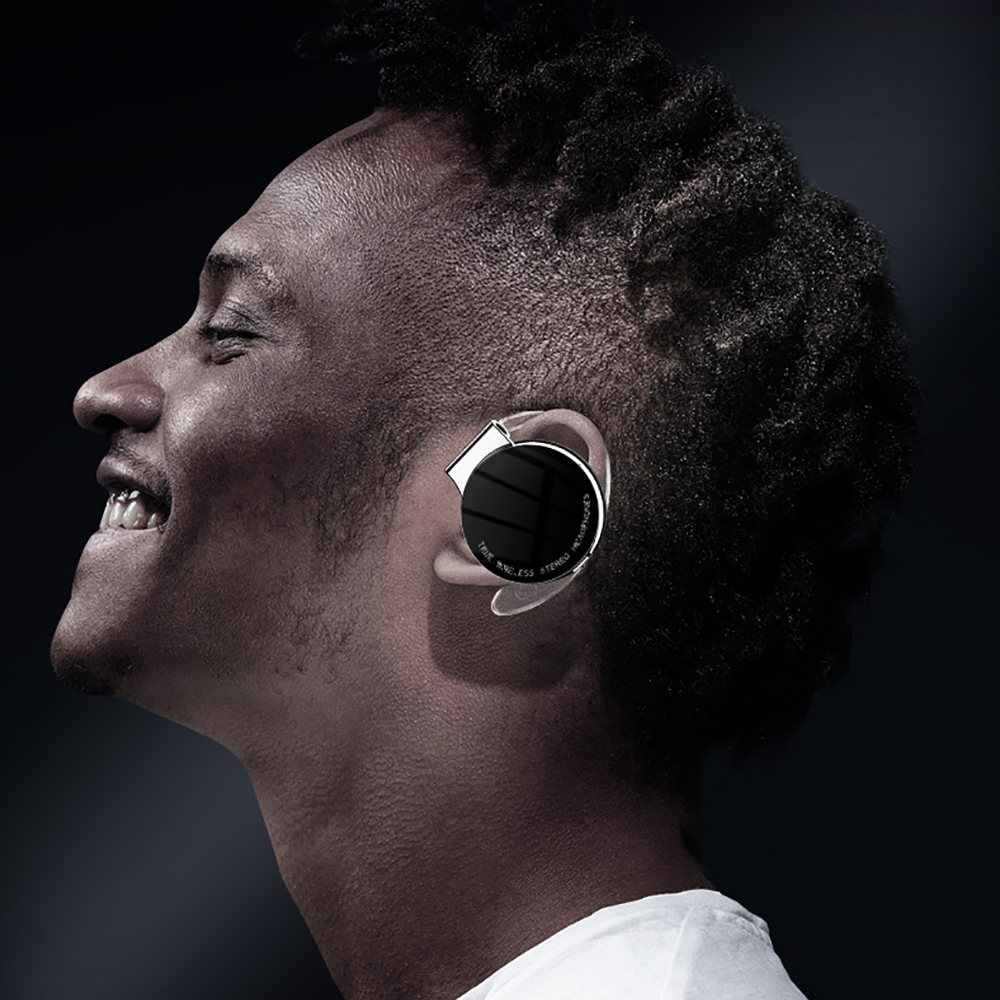 F2 TWS Earphones With Micropho - Sports Earphone Hook recension och pris