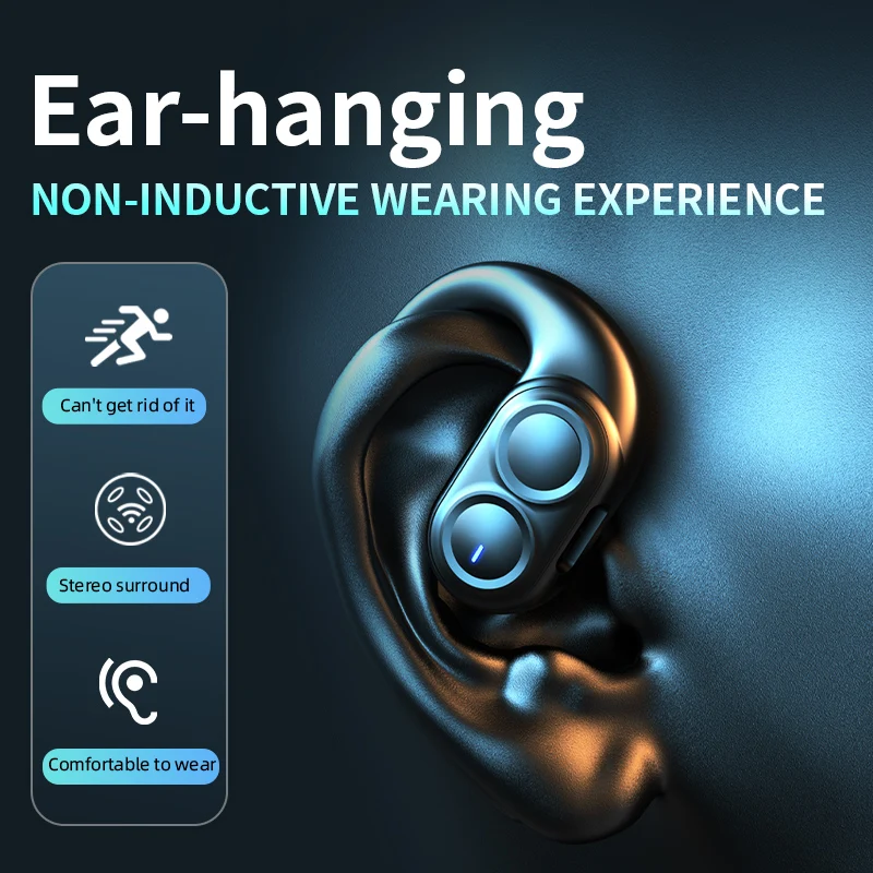 Wireless Bluetooth Headphones  - Sports Earphone Hook recension och pris