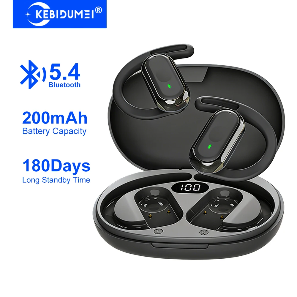 KEBIDUMEI Open-Ear Bluetooth 5 - Sports Earphone Hook recension och pris
