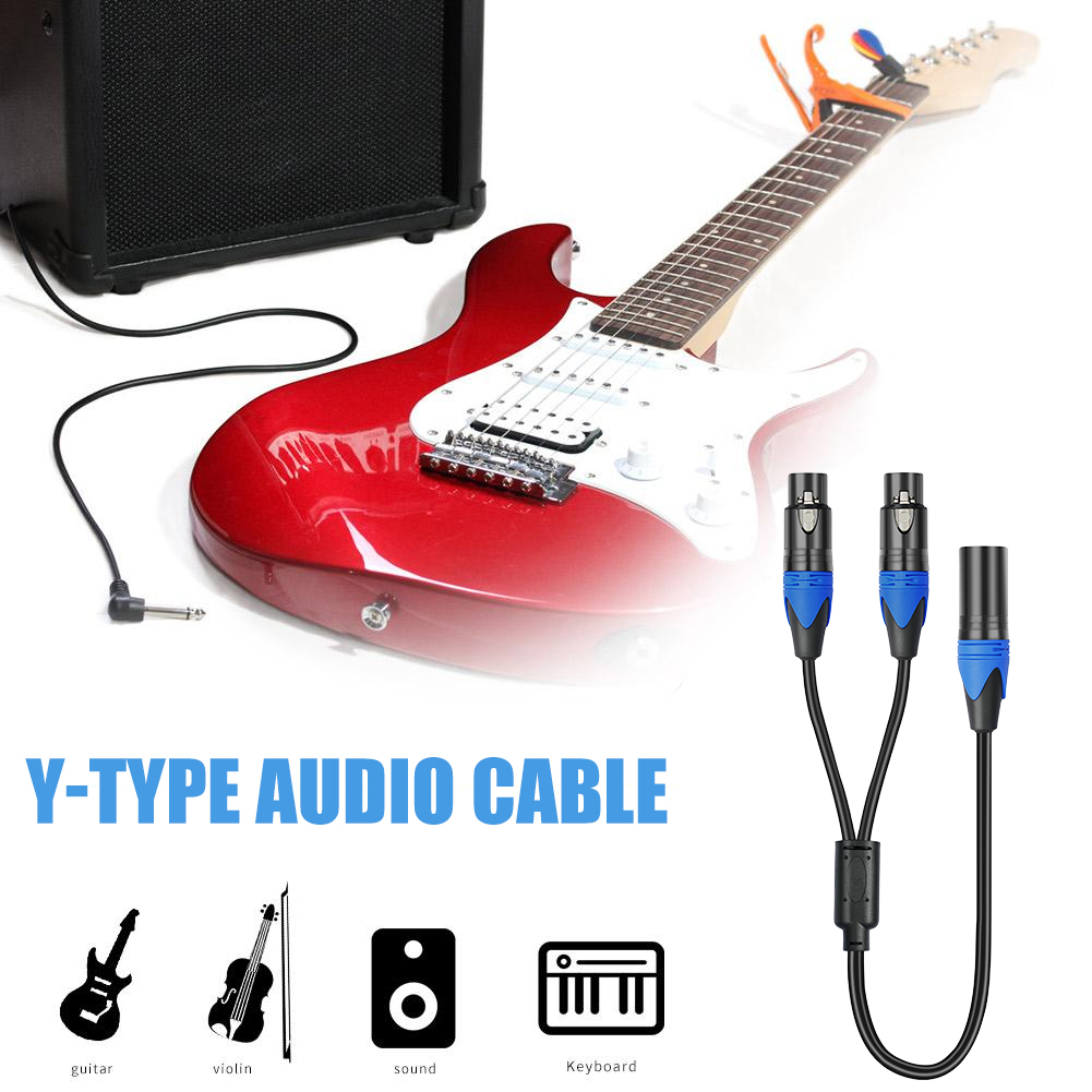50cm 1 XLR Female To 2 XLR Mal - Audio Splitter Y recension och pris