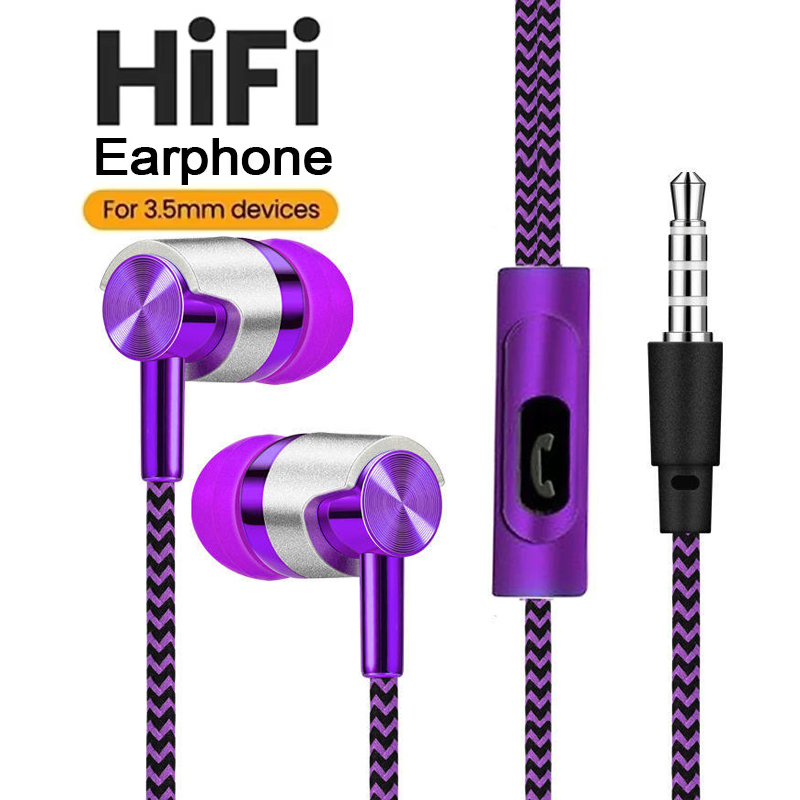 Built In HD Microphone 3.5mm W - Wired Earphone Mic recension och pris