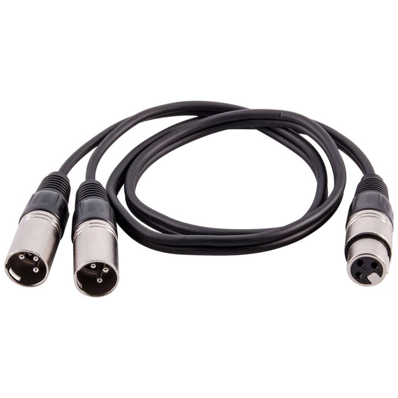 XLR Splitter Cable 3 Pin Femal - Audio Splitter Y recension och pris