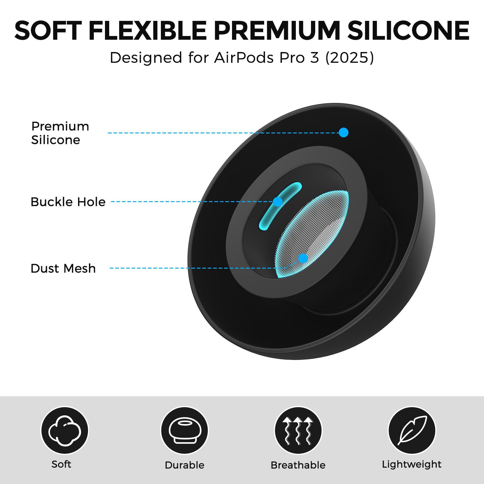 For AirPods Pro 3 XDcase 4 Pai - Silicone Ear Tip Replacement recension och pris