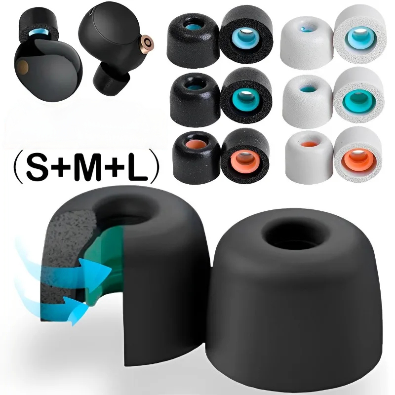 Memory Foam Earphones Ear Pads - Earphone Foam Tip recension och pris
