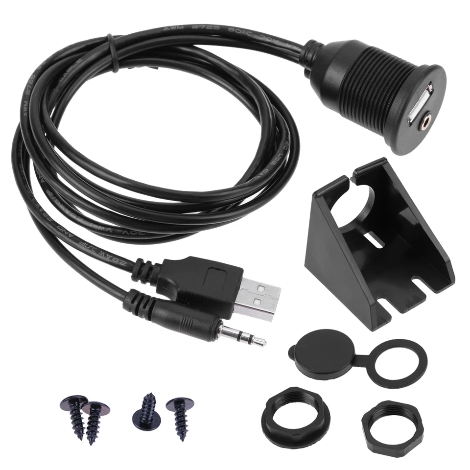 1M USB & 3.5mm AUX Male to Fem - Cable Extension 3.5 recension och pris