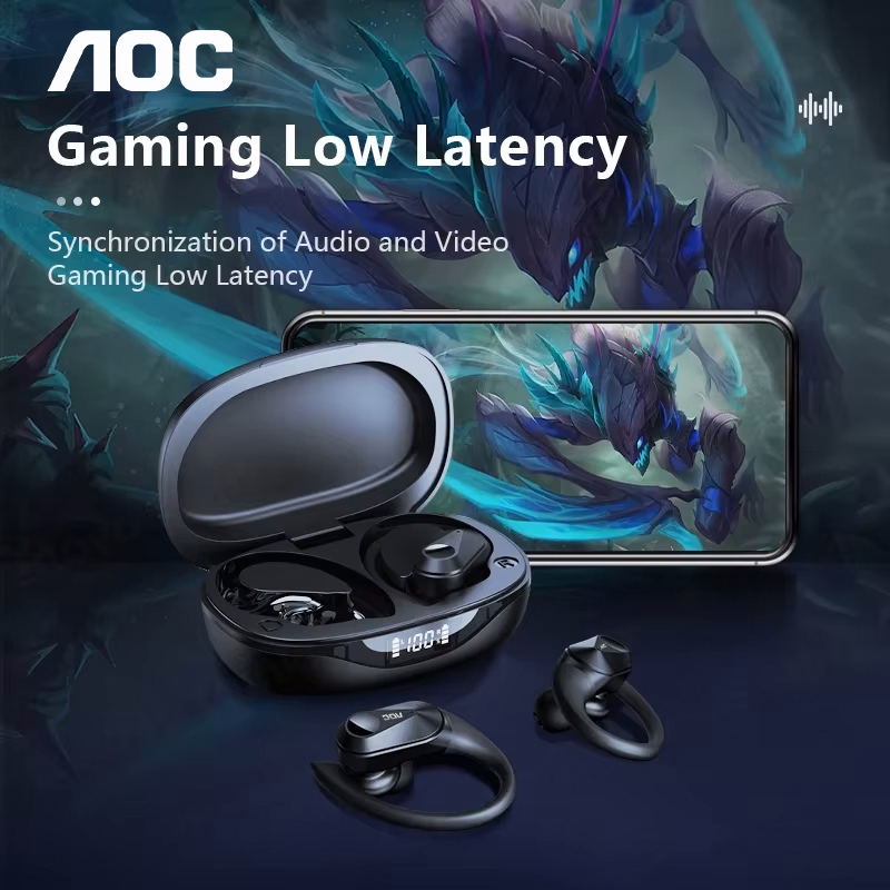 Choice AOC Sports Headset Wire - Wired Earphone Mic recension och pris