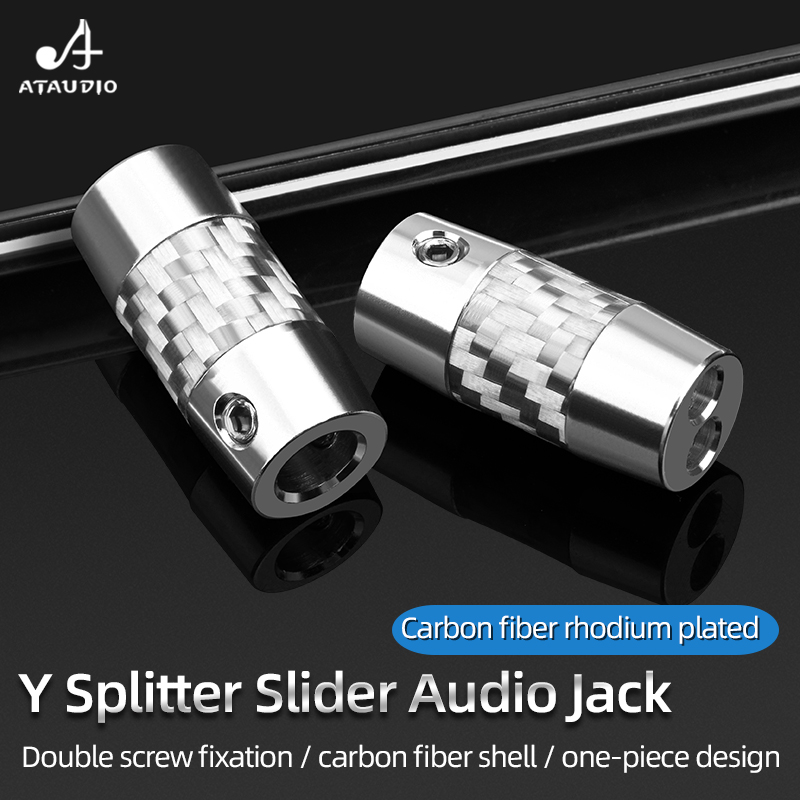 4pcs Carbon Fiber Y Splitter A - Audio Splitter Y recension och pris