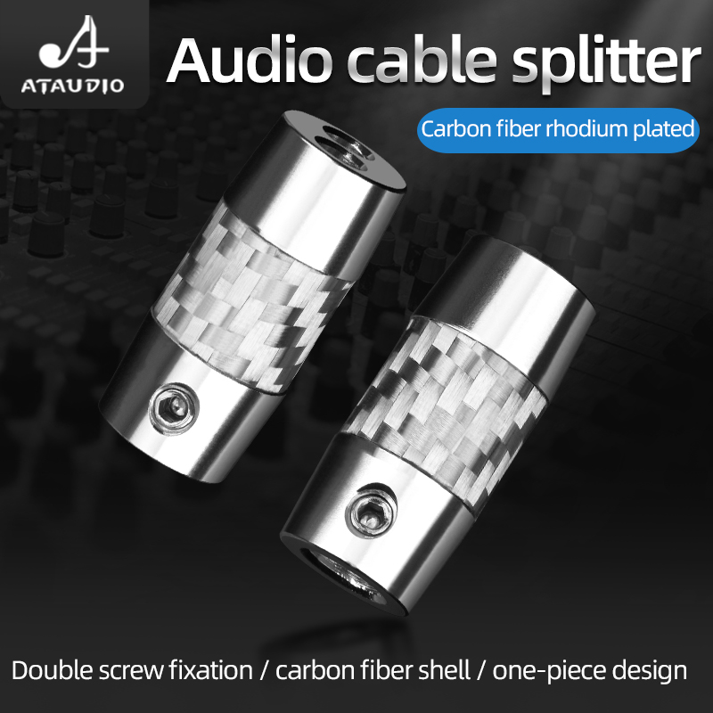 4pcs Carbon Fiber Y Splitter A - Audio Splitter Y recension och pris