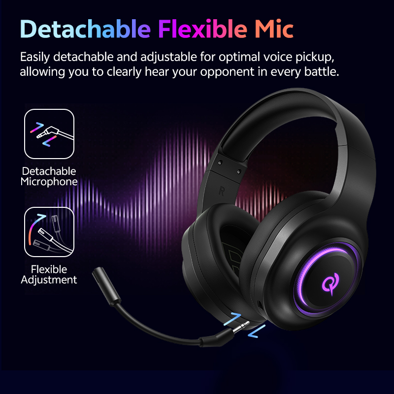QCY Heroad V200 Gaming Headset - Gaming Headset Rgb recension och pris