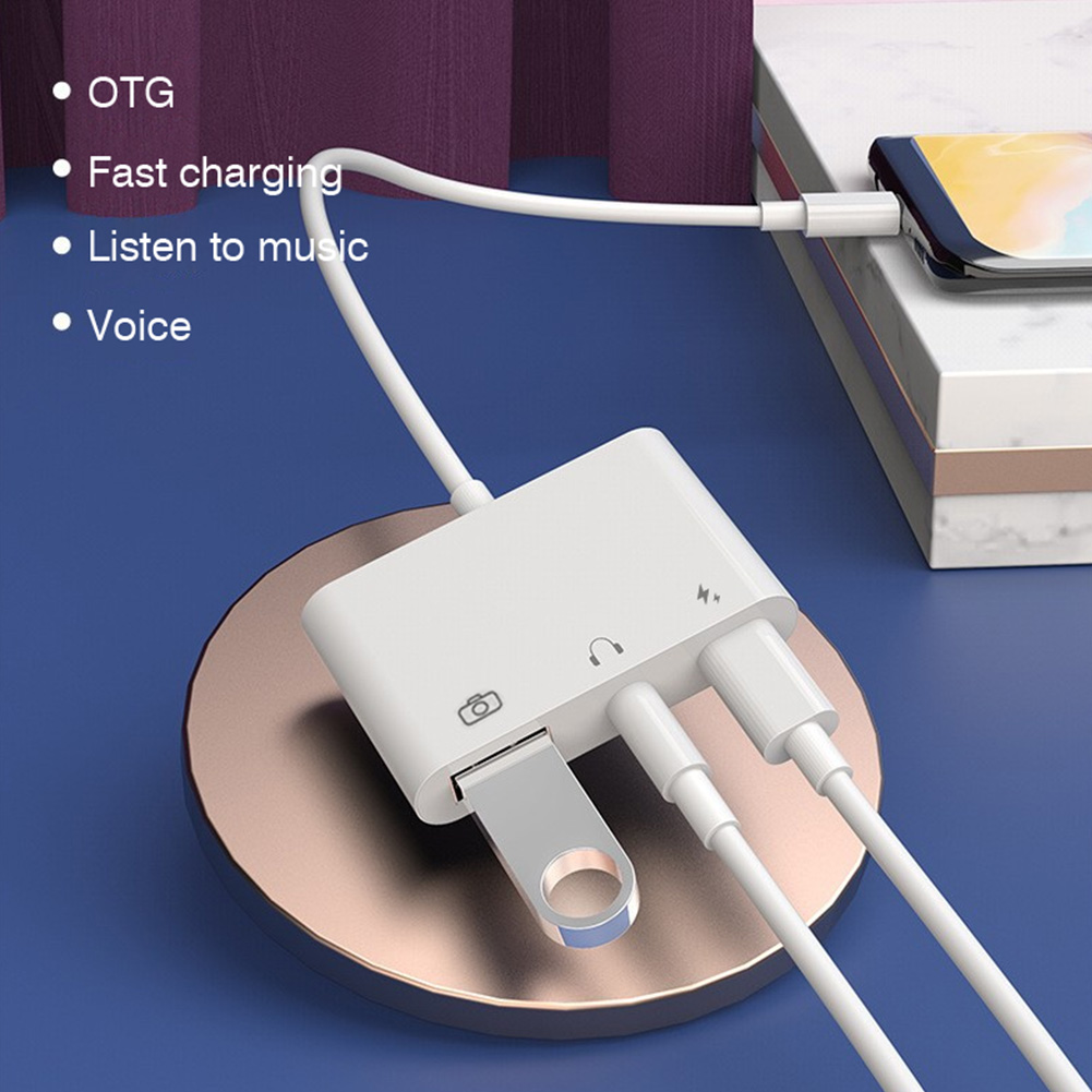 3 in 1 Type C to 3.5mm Jack Ea - Earphone Splitter Jack recension och pris