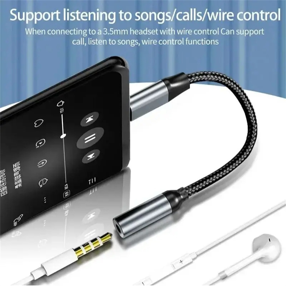 USB Type C To 3.5mm Audio Adap - Audiophile Headphone Wired recension och pris