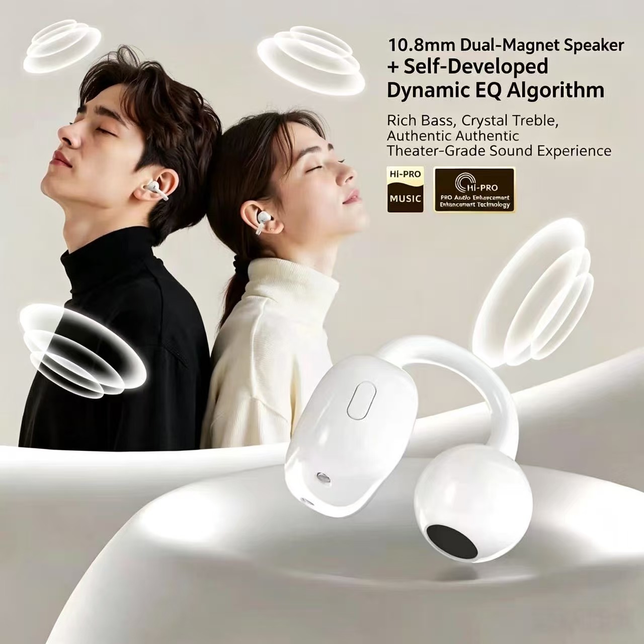 Open Ear Clip Bluetooth Headph - Sports Earphone Hook recension och pris