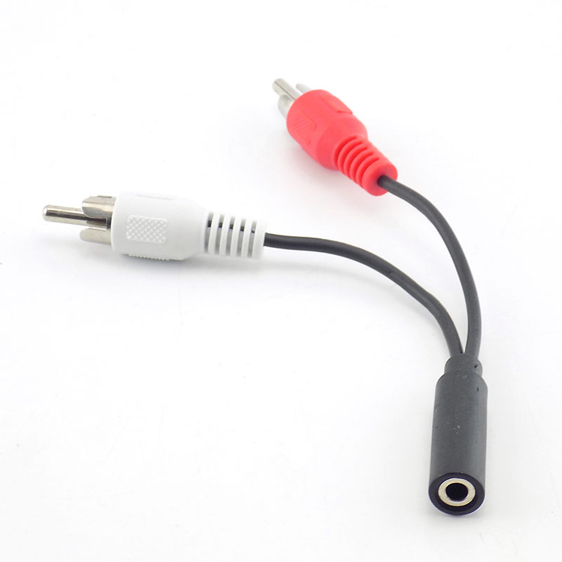 3.5mm RCA Female jack Stereo t - Cable Extension 3.5 recension och pris