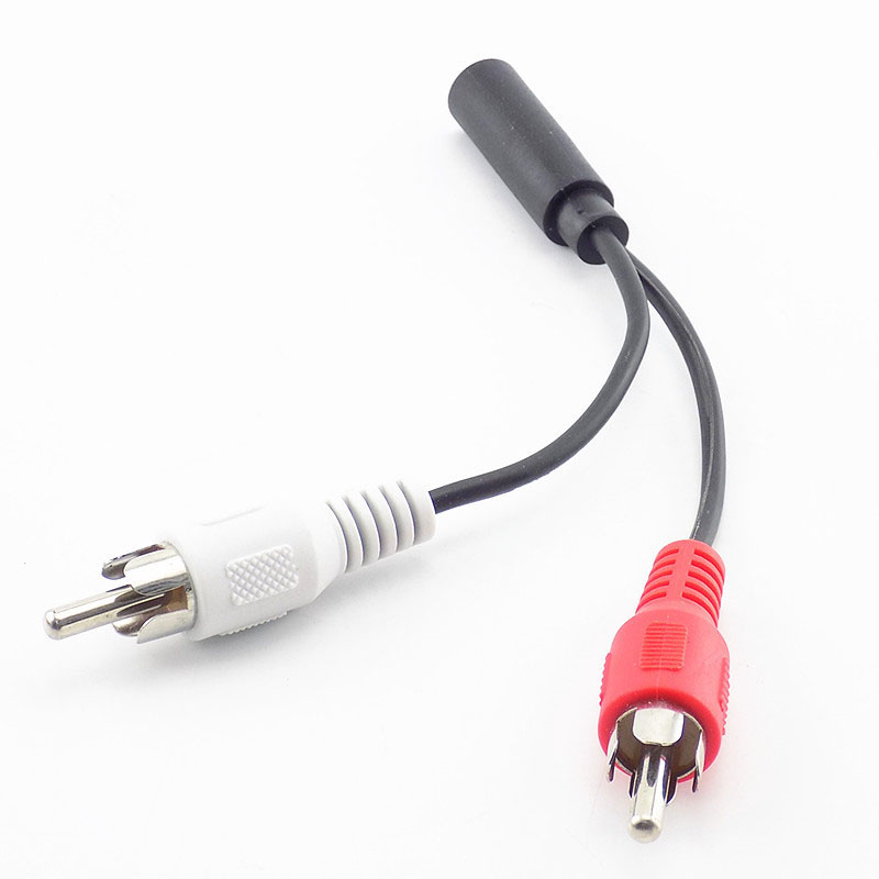 3.5mm RCA Female jack Stereo t - Cable Extension 3.5 recension och pris