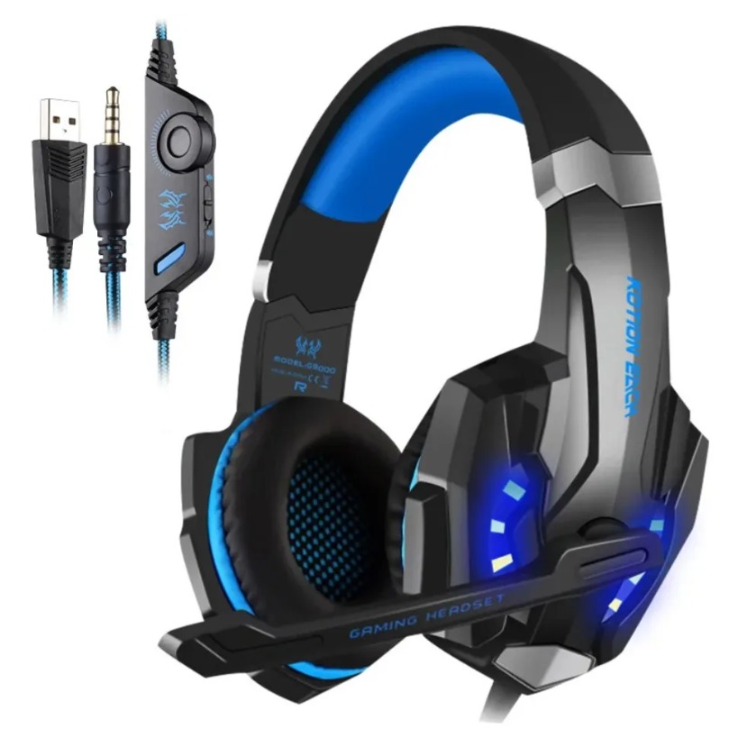 Gaming Headset Deep Bass Stere - Wired Earphone Mic recension och pris