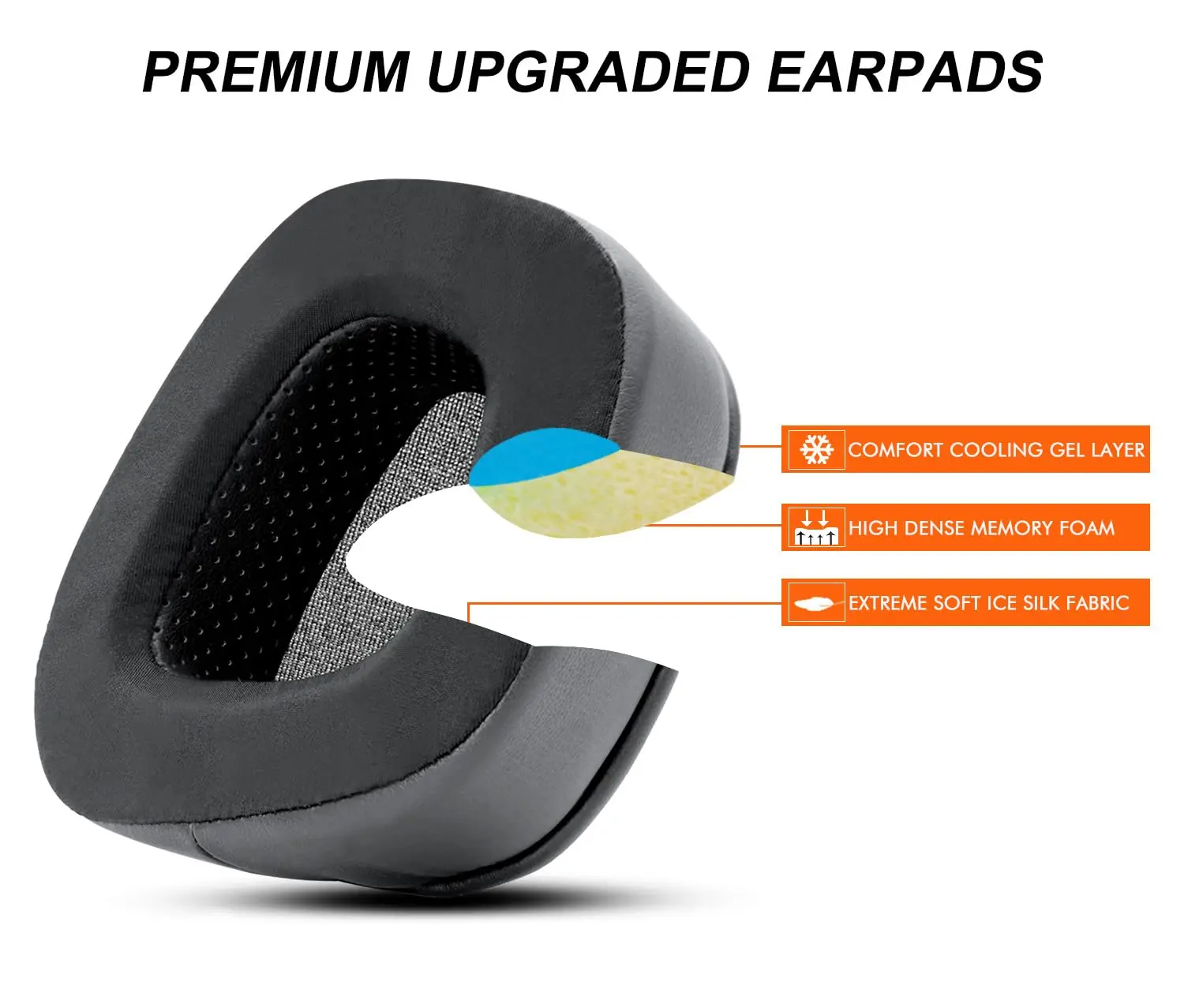 Cooling Gel Earpads Replacemen - Gaming Headset Rgb recension och pris