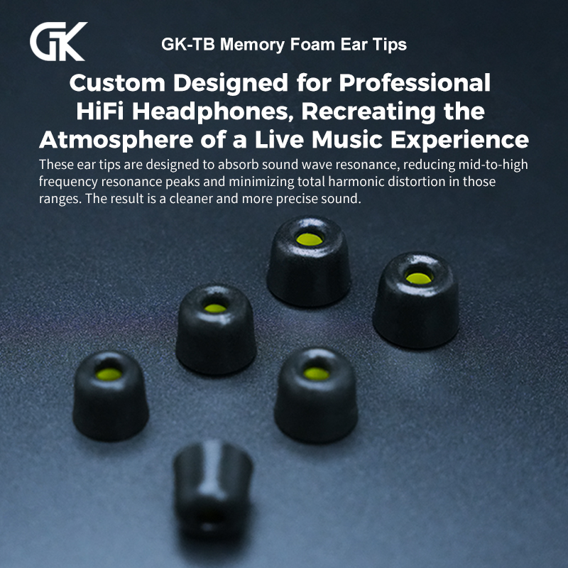 GK-TB 3Pair(6pcs) Noise Isolat - Earphone Foam Tip recension och pris