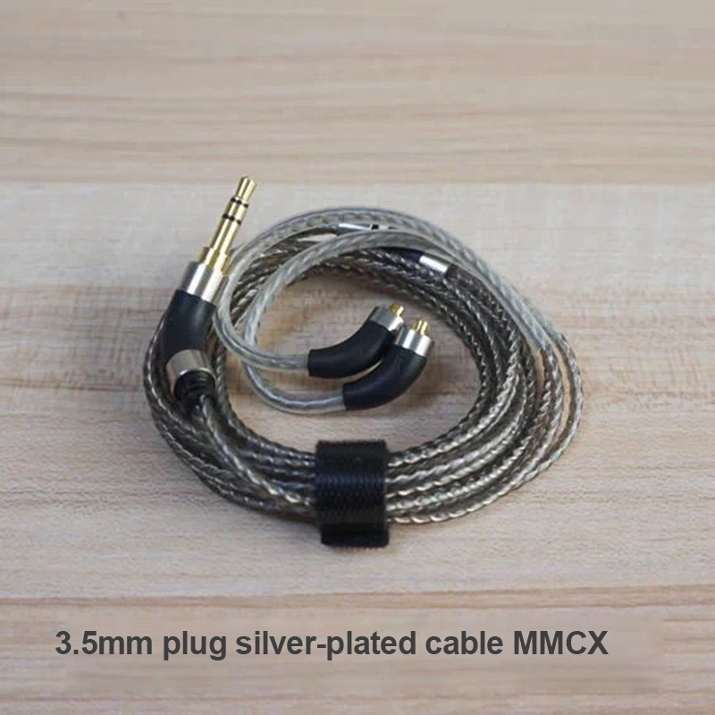 MMCX Silver-Plated Headphone U - Audiophile Headphone Wired recension och pris
