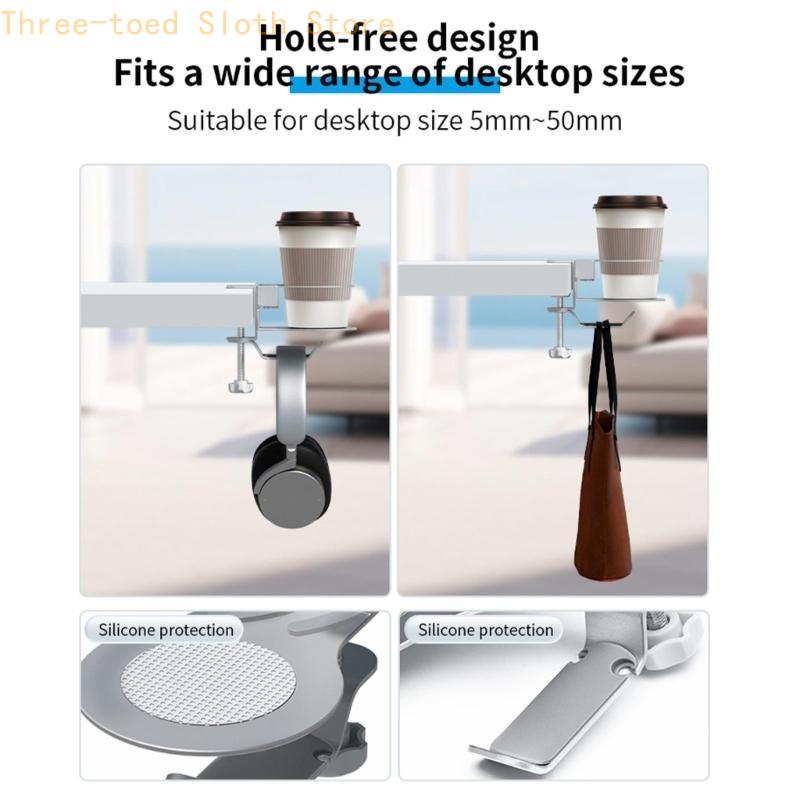 Desk Mount Aluminum Cup Organi - Headphone Stand Desk recension och pris