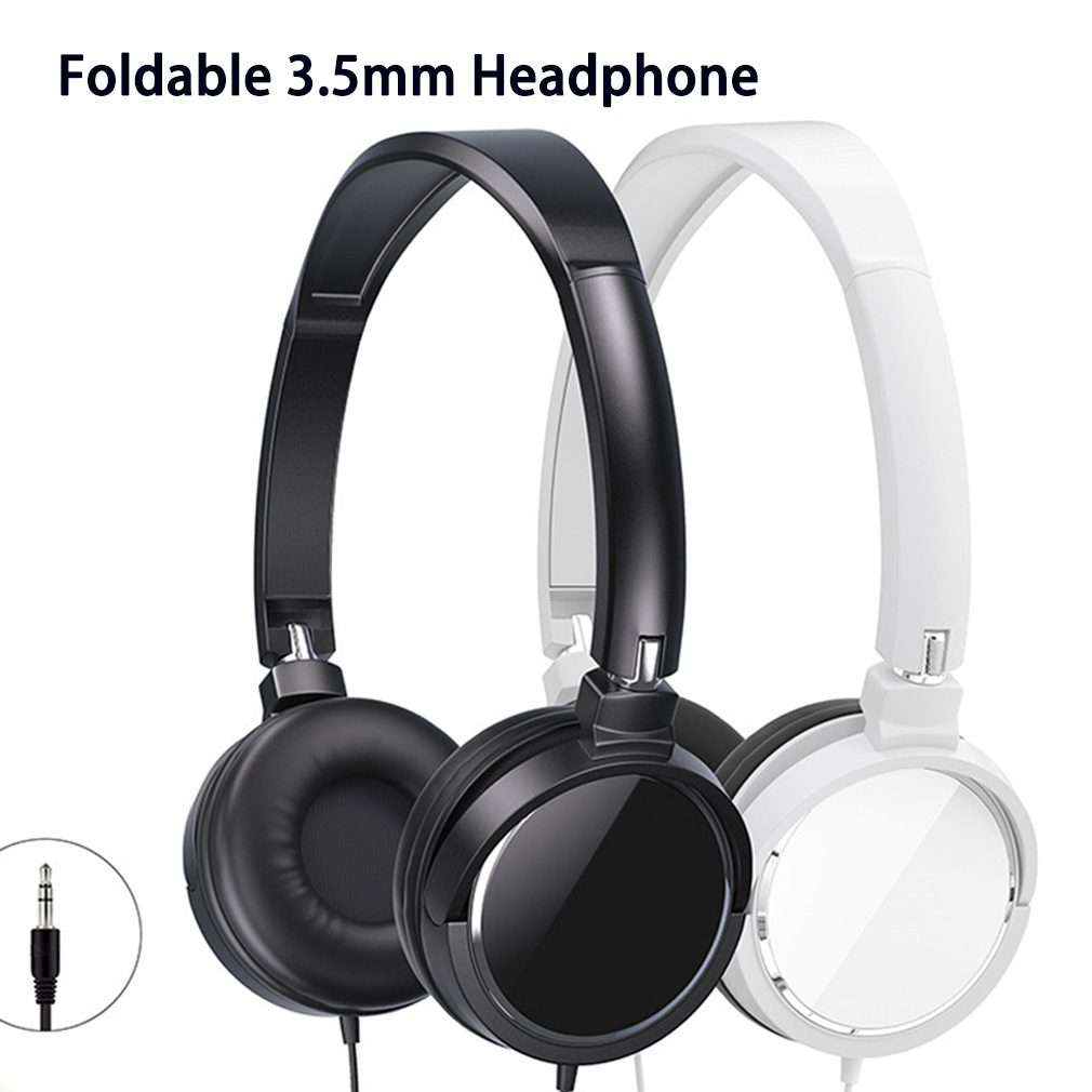 Foldable Noise Canceling Sport - Audiophile Headphone Wired recension och pris