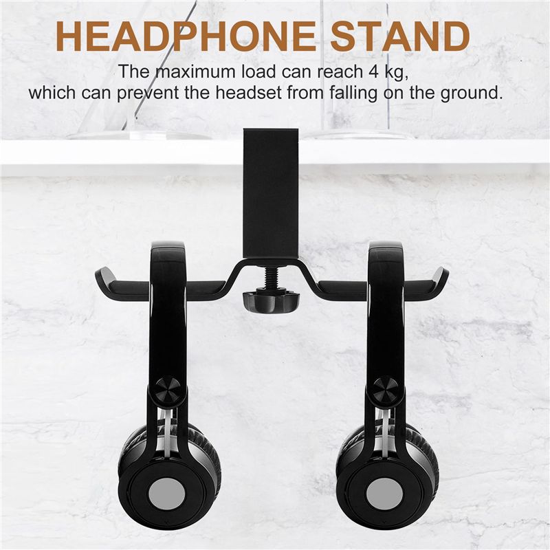 Leading-Dual Headphone Stand U - Headphone Stand Desk recension och pris